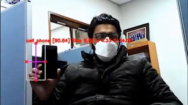 Object's Size and distance computation using YOLOv4 смотреть онлайн