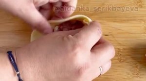 Как красиво лепить самсу 4 способов.Вкусный песочный самса.