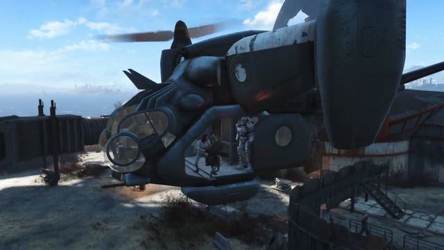Fallout 4 MOD - Captives - Scribes - Squires - Vertibird Travel смотреть онлайн