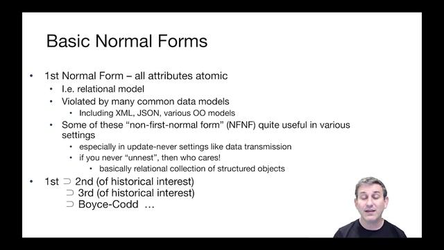 Lecture 17 Part 5 BCNF and other Normal Forms смотреть онлайн