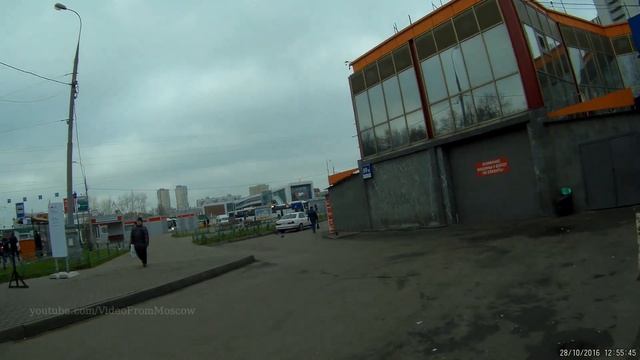 Переход метро Партизанская - МЦК Измайлово // 29.10.2016 смотреть онлайн