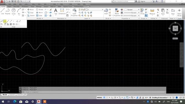 Splines in AutoCAD смотреть онлайн