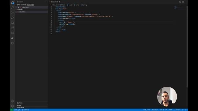 Изучаем JavaScript. Занятие №2. Лексика смотреть онлайн