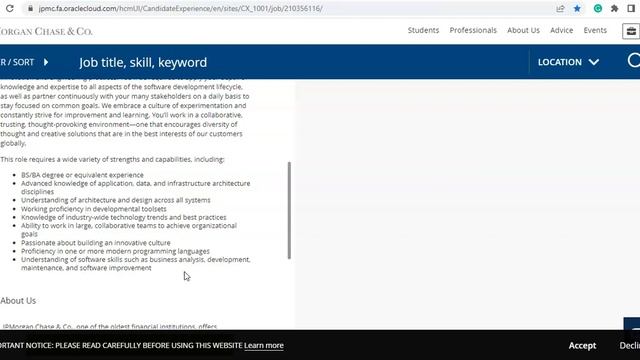 JPMorgan Hiring For Software Engineering - Java Developer | Any Batch Can Apply | Apply Now смотреть онлайн