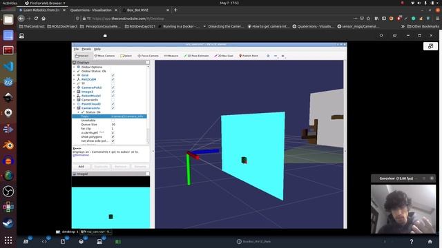 RVIZ Virtual Camera ROS Publisher for WebPage смотреть онлайн