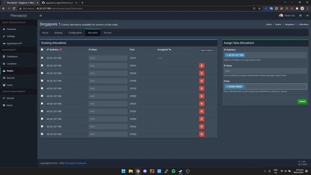 How To Change Game Server Ports In Pterodactyl [Add Or Remove Port Allocation] смотреть онлайн