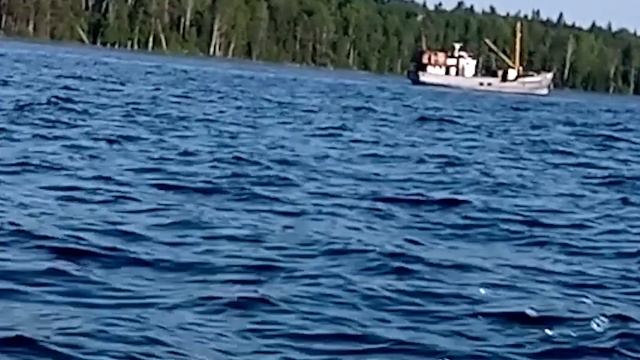 Поход на лодке по Онежскому озеру к югу Большого Клименецкого острова. Часть 2. смотреть онлайн