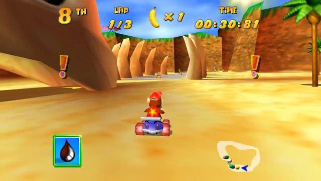 Diddy Kong Racing / N64 emulator HD texture vs original / 1080P GTX 1060 смотреть онлайн