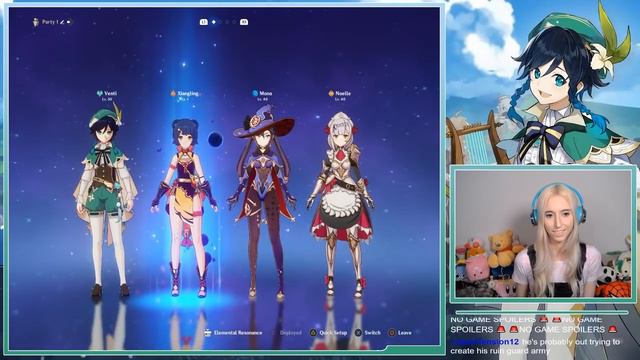 Venti's English Voice Actor plays GENSHIN IMPACT! Part 13 - We Got a Personal Chef смотреть онлайн