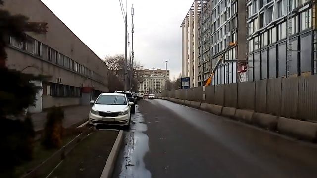 Москва 2028 улица Александра Гомельского, ЖК Прайм Парк зима день смотреть онлайн