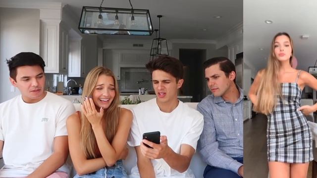 OVERPROTECTIVE BROTHERS REACT TO MY CRINGEY TIKTOKS!! смотреть онлайн