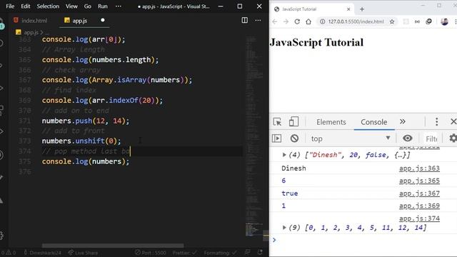 JavaScript Tutorial for Beginners in Nepali || Array смотреть онлайн