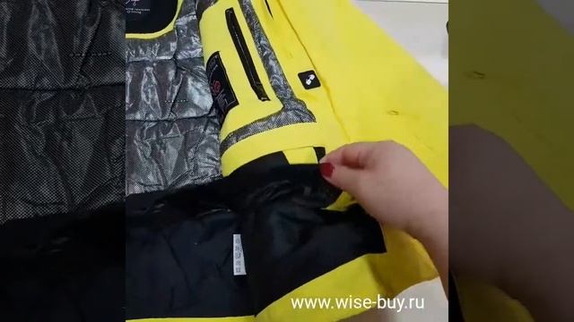 Зимняя мембранная куртка Snow Headquarter цвет Black Green смотреть онлайн