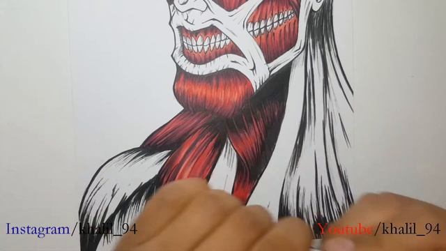 Drawing Colossal Titan - Attack on Titan Season 2 смотреть онлайн