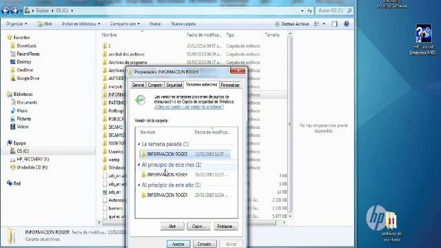 Recuperar archivos y/o carpetas borrados por error sin necesidad de programas смотреть онлайн