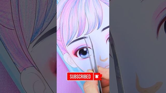 Модный лук на бумаге ? #shorts смотреть онлайн