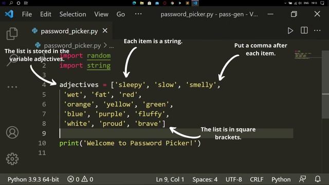 Python password generator | password picker in python | Generating Strong password using python смотреть онлайн