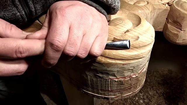 Carving for stairs. Резьба для лестницы . смотреть онлайн