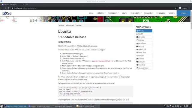 Install latest KiCad 5 on Ubuntu and libraries смотреть онлайн