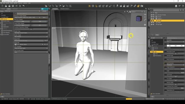 Daz Studio Beginners Tutorial – Part 2 смотреть онлайн