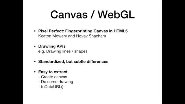 Web Security - Lecture 08 - Fingerprinting and Privacy on the Web - Pete Snyder смотреть онлайн