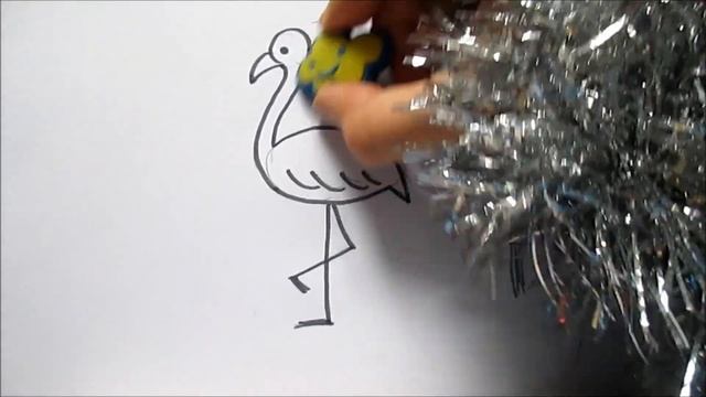 Фламинго карандашами Как нарисовать Простые рисунки для детей How to Draw смотреть онлайн
