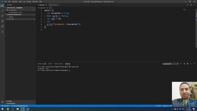 11- Dart Boolean data type and default value(Arabic) смотреть онлайн