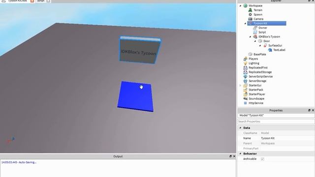 Roblox Scripting Tutorial-Tycoon Kit Part 1 смотреть онлайн