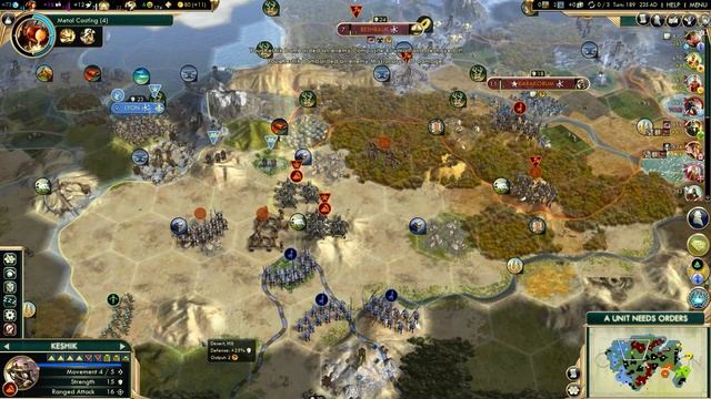Civilization 5 Brave New World [Part 6] Deity Let's Play as Mongolia смотреть онлайн