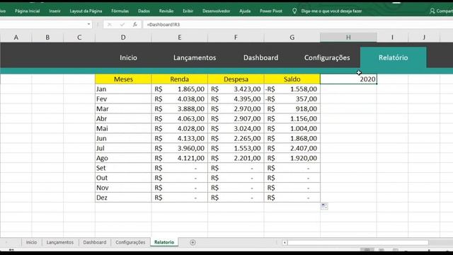 Dashboard Fluxo de Caixa no Excel | Extração de Dados Para criação Dashboard смотреть онлайн