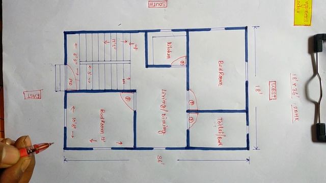 18 X 36 Building Plan||2BHK House Plan ||Small Home Design|18*36 Makan ka Naksha смотреть онлайн