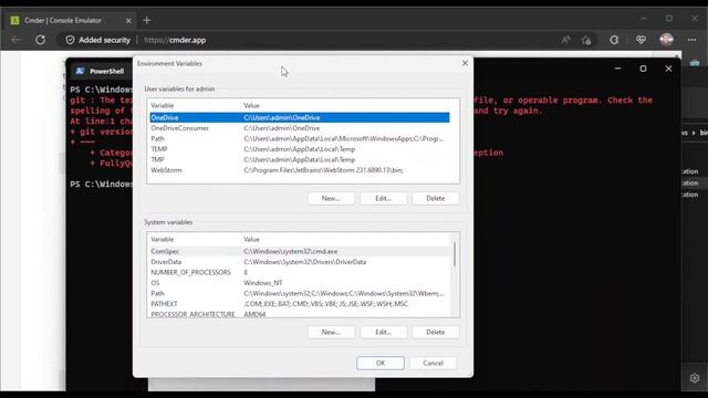 01 setup cmder & git смотреть онлайн