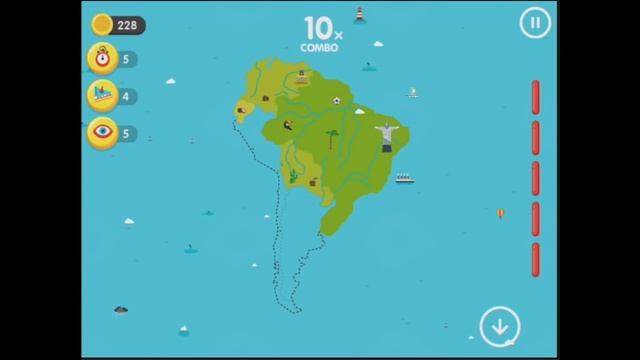 Learn geography with National Giraffic - Best iPad app demo for kids смотреть онлайн