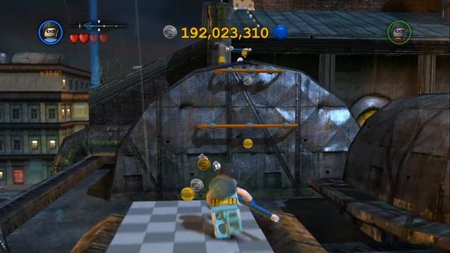 LEGO Batman 2 DC Super Heroes - All Gold Bricks In Gotham City North - Residential/Theater Area