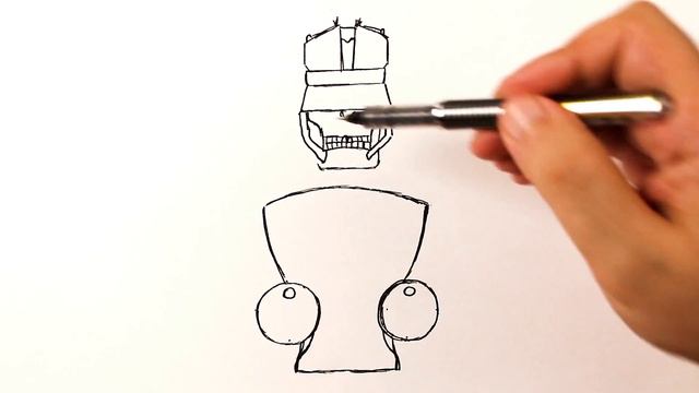 Как нарисовать Скибиди Скелет из Скибиди Туалет смотреть онлайн