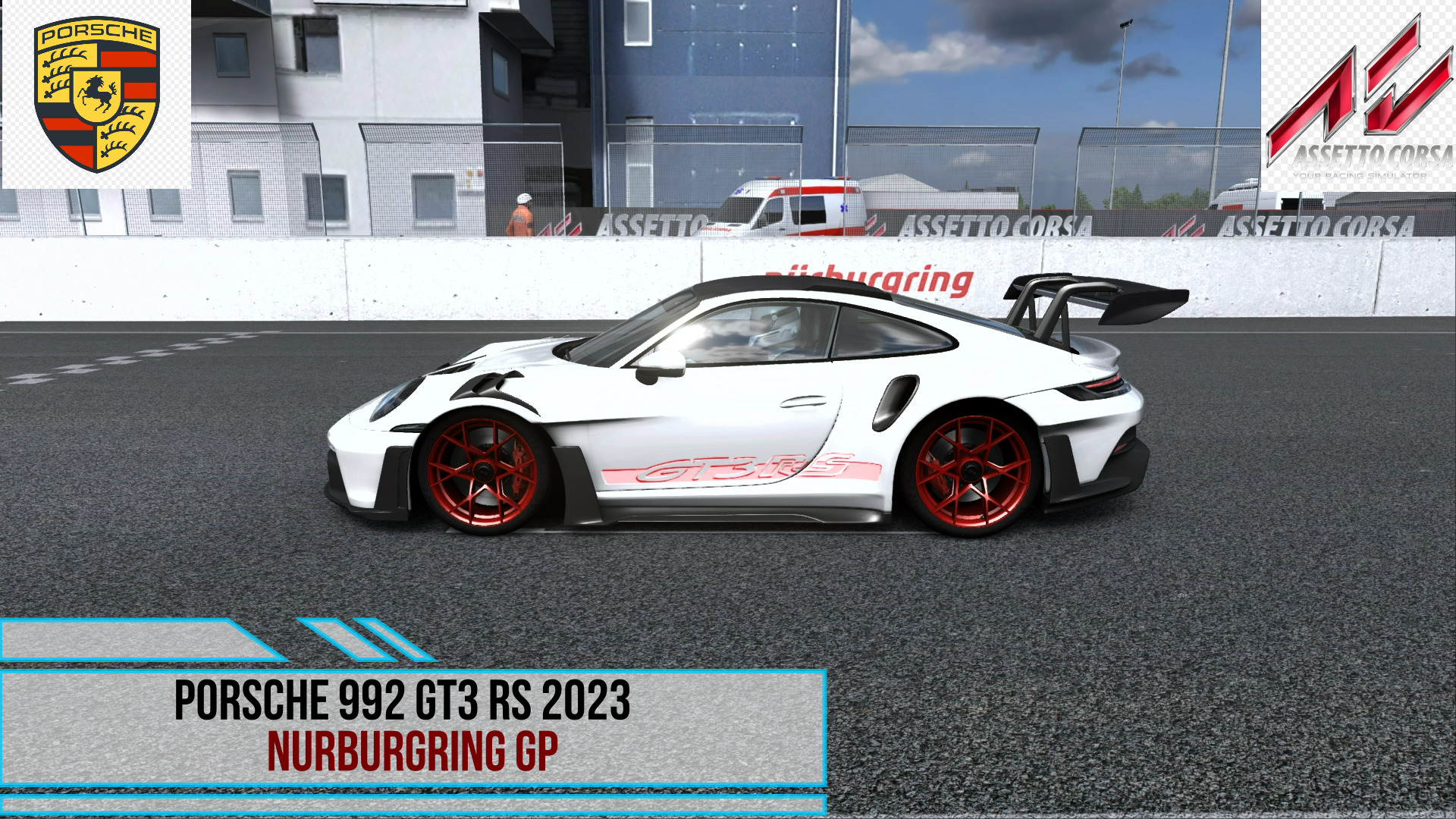 Porsche 992 GT3 RS 2023 - Nurburgring GP | Assetto Corsa..mp4 смотреть онлайн