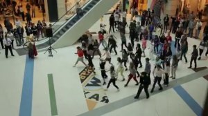 Флешмоб  в ТЦ «Метрополис»