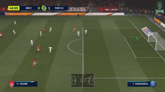 FIFA 21 Brest vs PSG Ft. Messi, Ramos, Hakimi, Wijnaldum | Ligue 1 Uber Eats 2021 | Full Match смотреть онлайн