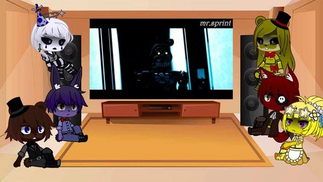FNaF 1 + Puppet react to "Fears" V2 смотреть онлайн