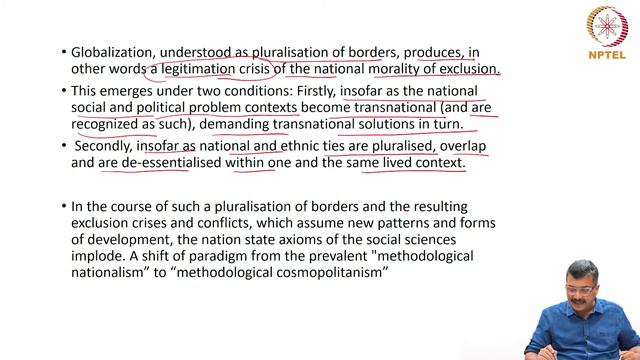 Ulrich Beck- The Nation-state and Globalizaation Part - I смотреть онлайн