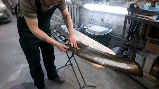 Audi Q5 - Ремонт и грунтование переднего бампера. смотреть онлайн