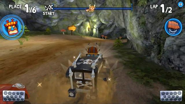 Shortcut Bug in Dino Jungle Race Track | Beach Buggy Racing смотреть онлайн