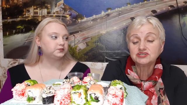 Мукбанг/Mukbang. РОЛЛЫ/ROLLS.