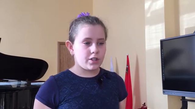 Поздравления к 8марта , читает ученица 1 класса Гарькуша Дарья смотреть онлайн