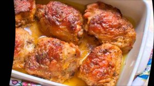 Как вкусно запечь куриные бедра в духовке. Рецепт Запеченных Куриных бёдер  с хрустящей корочкой