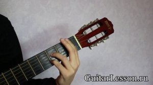 Аккорд A#7 или B7 на гитаре