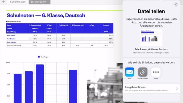 Numbers: Zusammenarbeiten - Freigabeoptionen смотреть онлайн