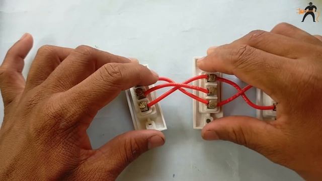 Connection For Controls The 1lamp By 3switches | Wiring Of  1lamp-3switches | 3Way Switch Connectio
