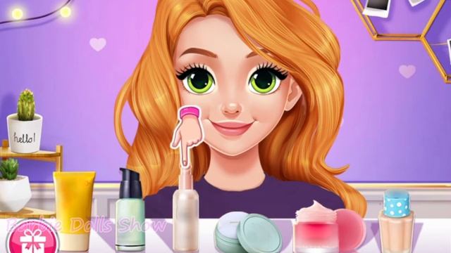 Игры для девочек Делаем макияж, подбираем наряды и причёски смотреть онлайн