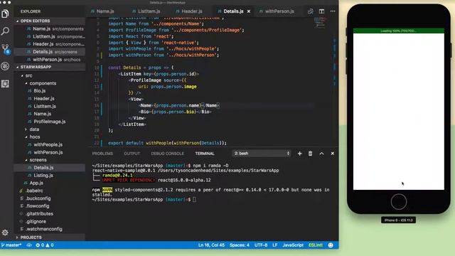 Using Function Composition for Higher Order Components in React смотреть онлайн